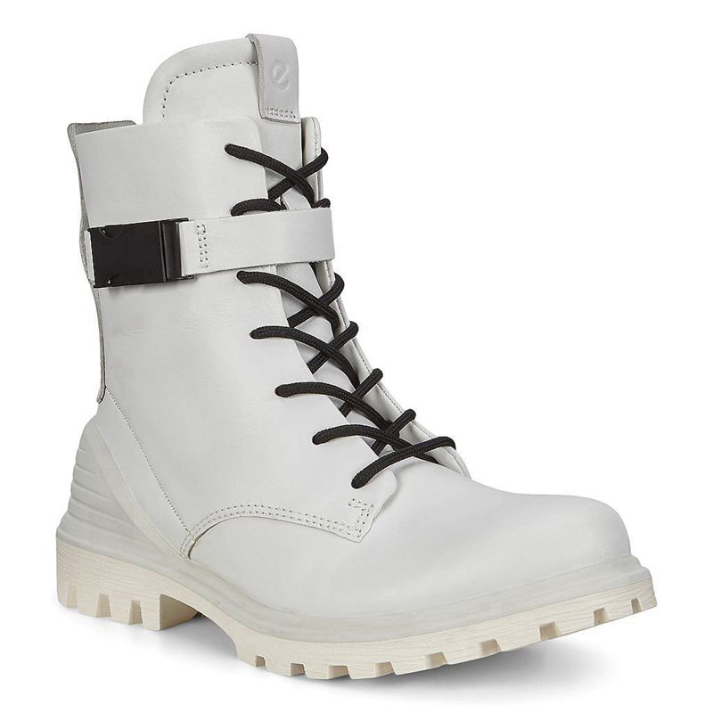 Women Boots Ecco Tredtray W - Boots White - India BKEZCG783